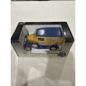 VINTAGE 1/25 LIBERTY CLASSICS OLYMPIA BEER 1929 FORD MODEL A DELIVERY‎ VAN BANK